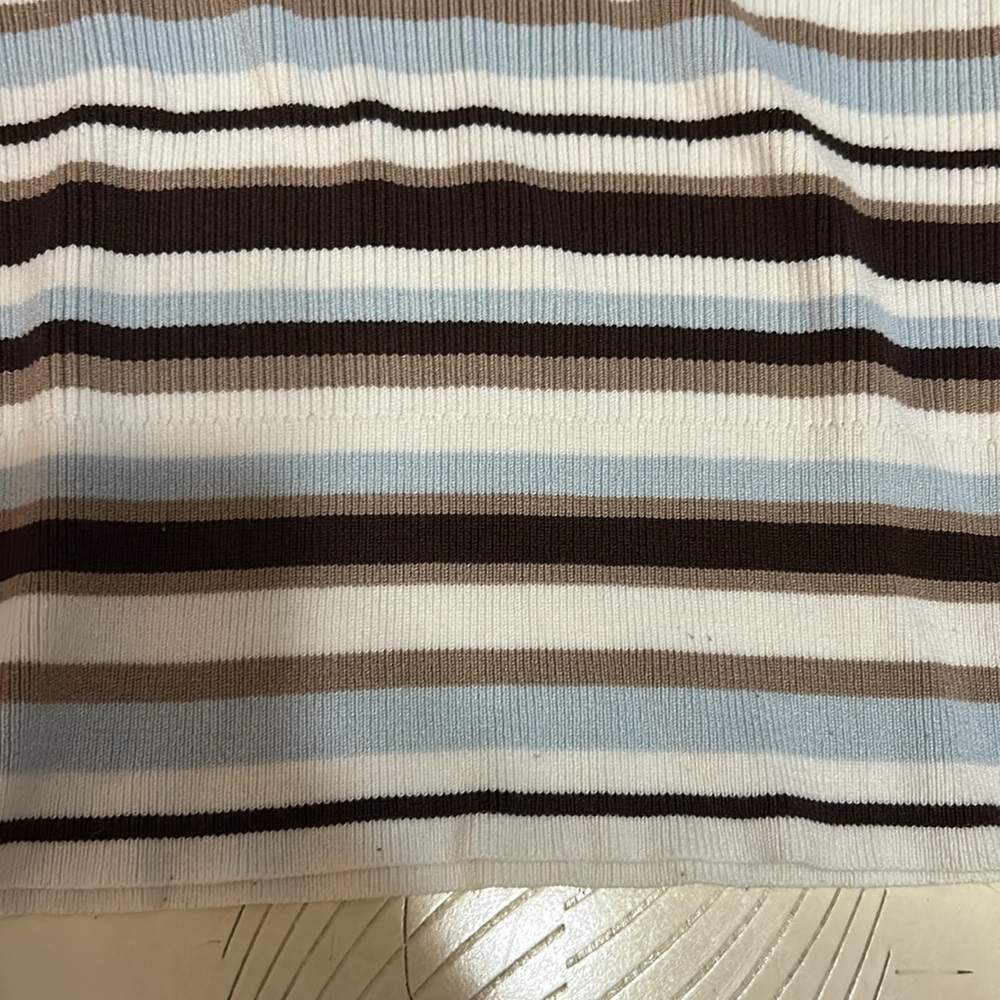 Garage Ribbed Knit Top in Cream - Picture 4 of 5